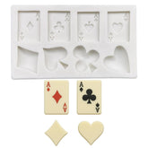 Molde Silicona Cartas de Póker